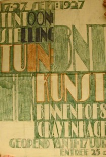 affiche Tentoonstelling 1927